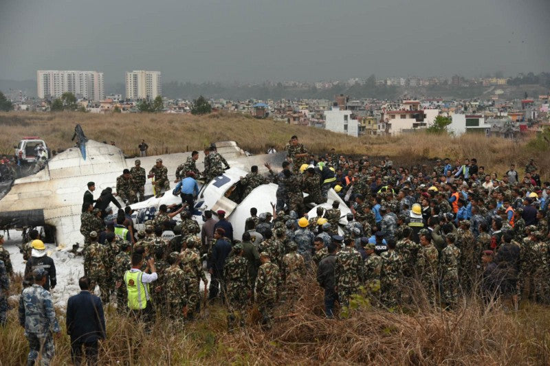 Paniek in de cockpit voor de crash in Nepal